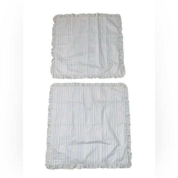 Lauren Ralph Lauren Shelter Island Ruffled Euro Sham Set of 2 - Picture 3 of 6